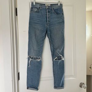 Reformation Serena High Skinny Jean, Size 26